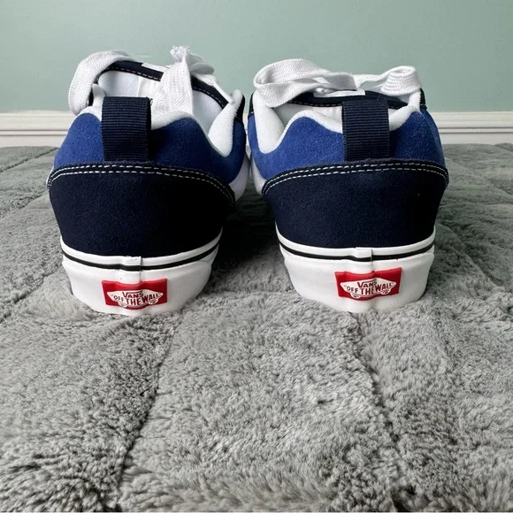 VANS Knu Skool NEW Navy White Suede Men’s 9 Women’s 10.5 Puffy 497974 Kn… - Picture 6 of 9